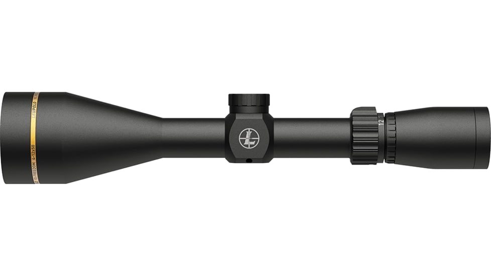Leupold VX-Freedom 4-12x50mm, 1 inch Tube Rifle Scope, Second Focal Plane, Duplex Reticle, Black, 185365