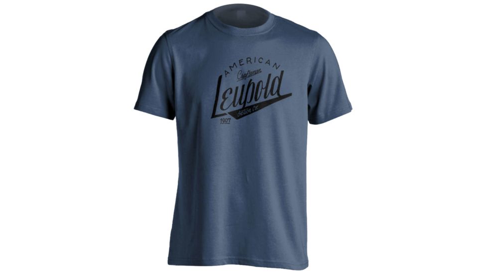 Leupold American Craftsman Short Sleeve Shirt - Mens, Cotton/Poly Blend, Indigo, Medium 175146