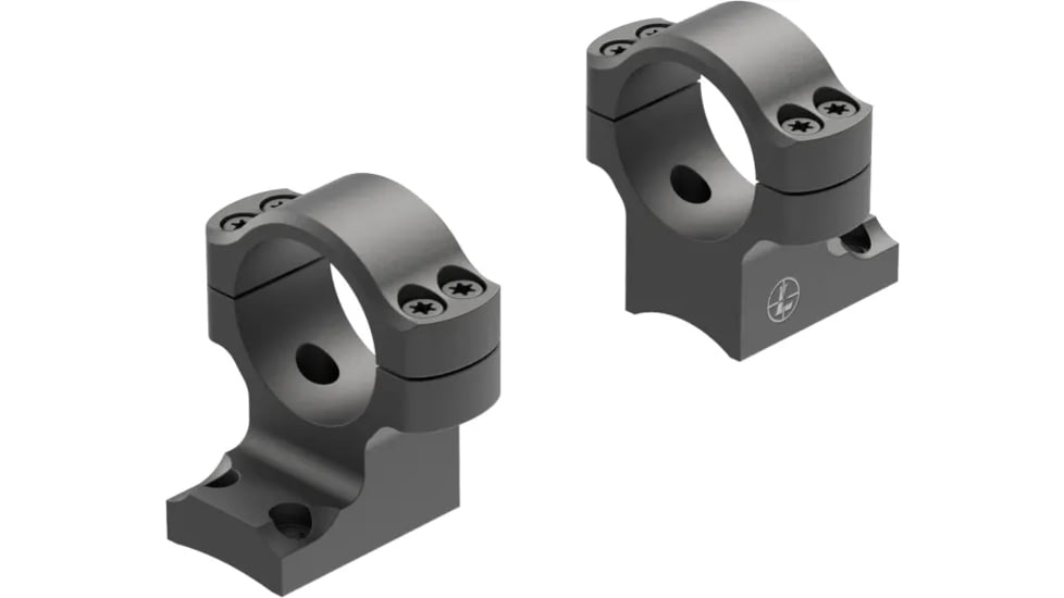 Leupold BackCountry 1in Riflescope Rings, Browning X-Bolt, High - 1in, Set of 2, Black Matte, 171108