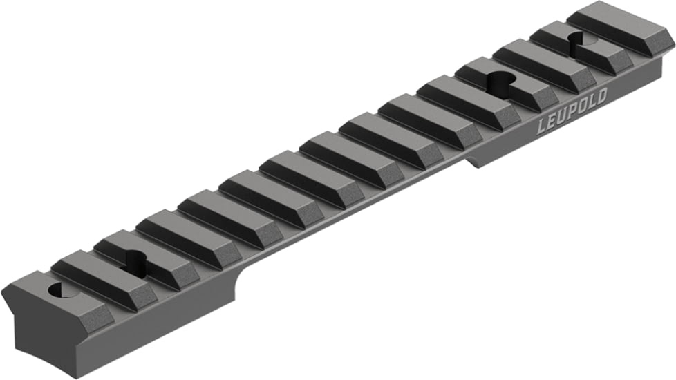 Leupold BackCountry Cross-Slot Remington 700, Short Action, 1 Piece, 20 MOA Rifle Rail Mount, Matte Black, 187341