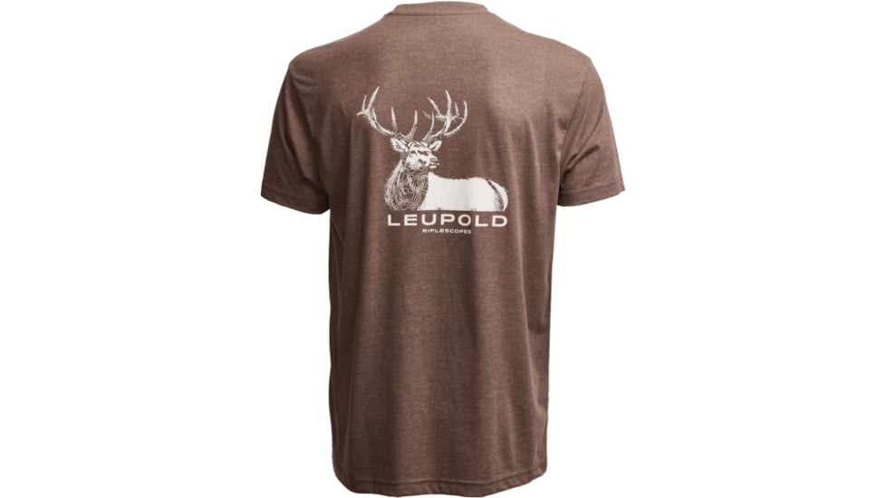 Leupold Elk Graphic T-Shirt, 2XL, Espresso, 186517