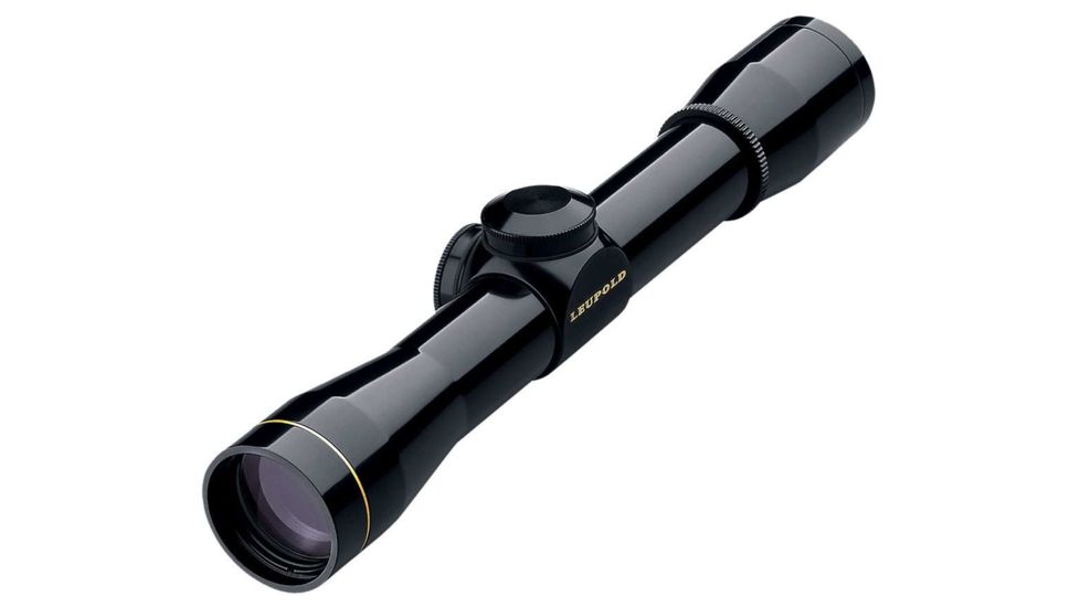 Leupold FX-I 4x28mm Rimfire Rifle Scope, Finish &amp; Reticle Matte Black Finish, Fine Duplex Reticle