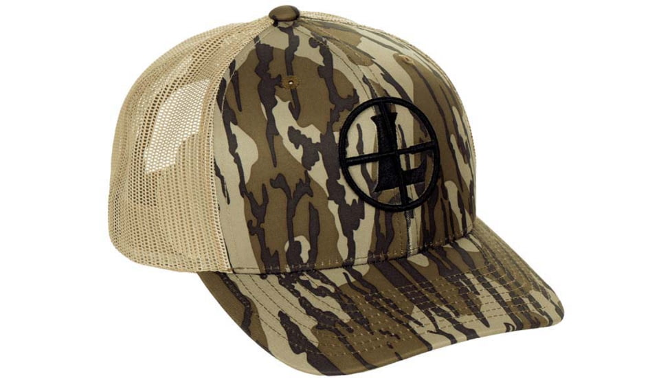 Leupold Icon Trucker Mossy Oak Hat, Bottomland/Loden, One Size, 182542