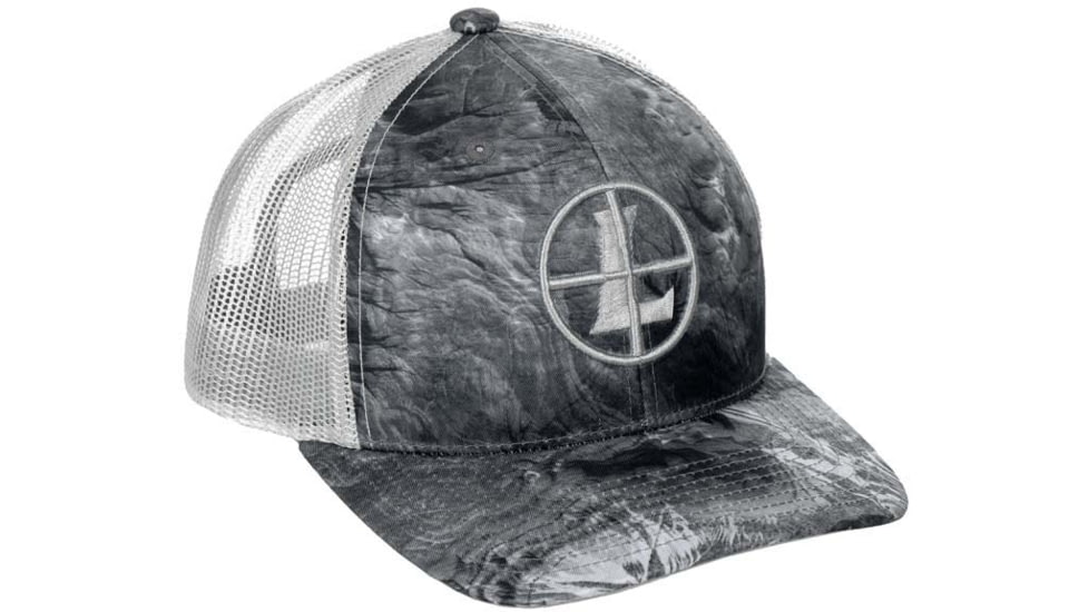 Leupold Icon Trucker Mossy Oak Hat, Terra Core/ Charcoal, One Size, 182544