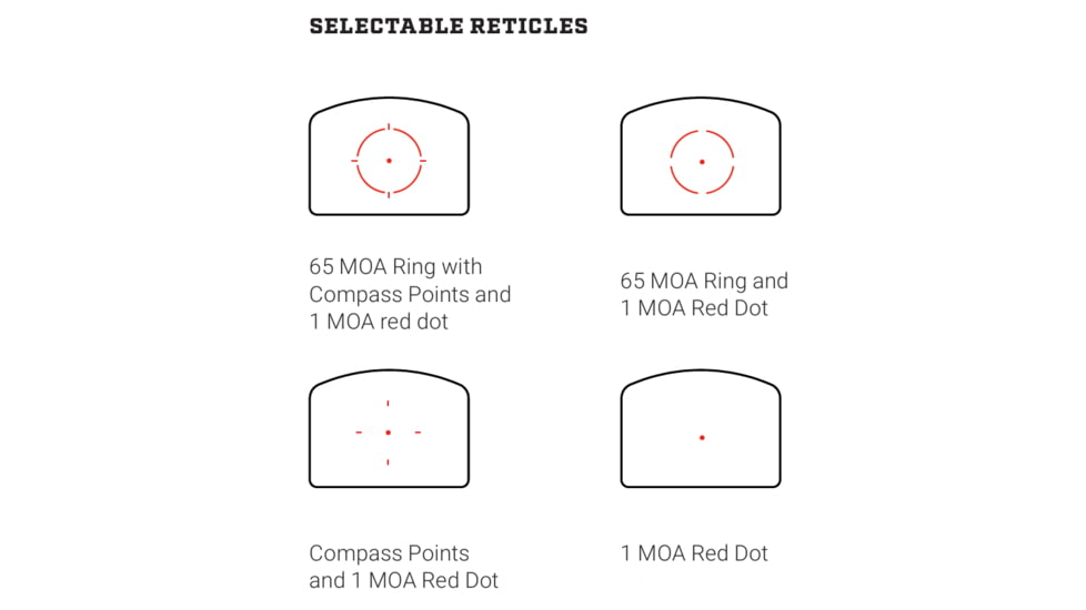Leupold LCO Pro F2 Reflex Red Dot Sight, 1x, Circle-Dot Reticle, Flat Dark Earth, 187641