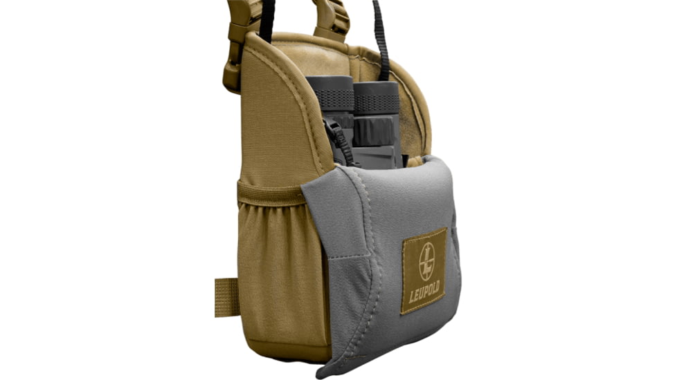 Leupold Magnetic Enclosed Binocular Harness, Tan/Grey, 185628
