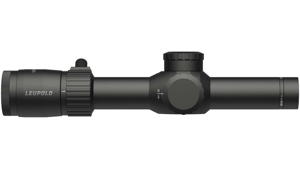 Leupold Mark 4HD 1-4.5x24 Rifle Scope, 30mm Tube, Second Focal Plane, Illum. FireDot BDC, Black, Small, 183315