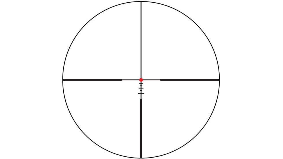 Leupold Mark 4HD 1-4.5x24 Rifle Scope, 30mm Tube, Second Focal Plane, Illum. FireDot BDC, Black, Small, 183315