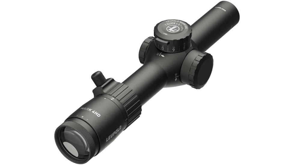 Leupold Mark 4HD 1-4.5x24 Rifle Scope, 30mm Tube, Second Focal Plane, Illum. FireDot TMR, Black, Small, 183316