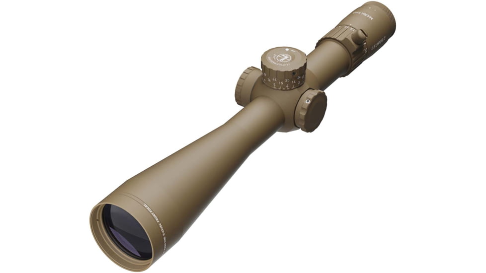 Leupold Mark 5HD 5-25x56 Rifle Scope, 35mm Tube, First Focal Plane, PR2-MIL, FDE, Small, 185071