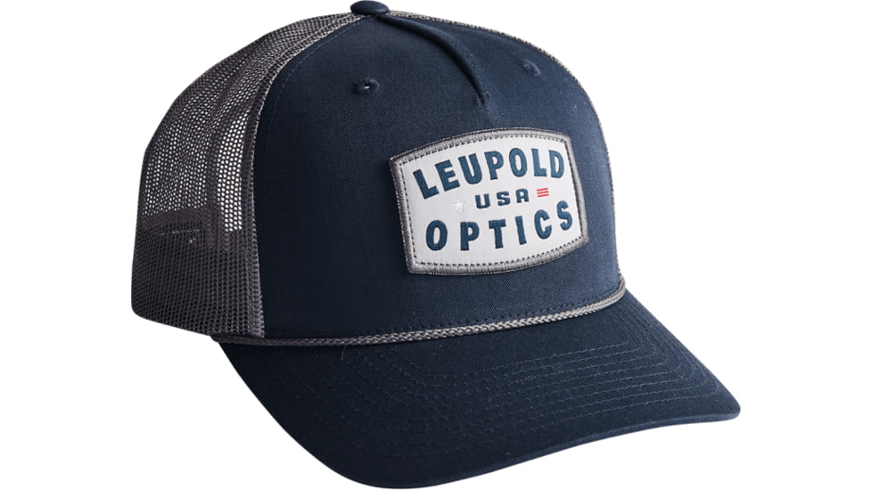Leupold Optics USA Trucker Hat, One Size, Navy, 186774