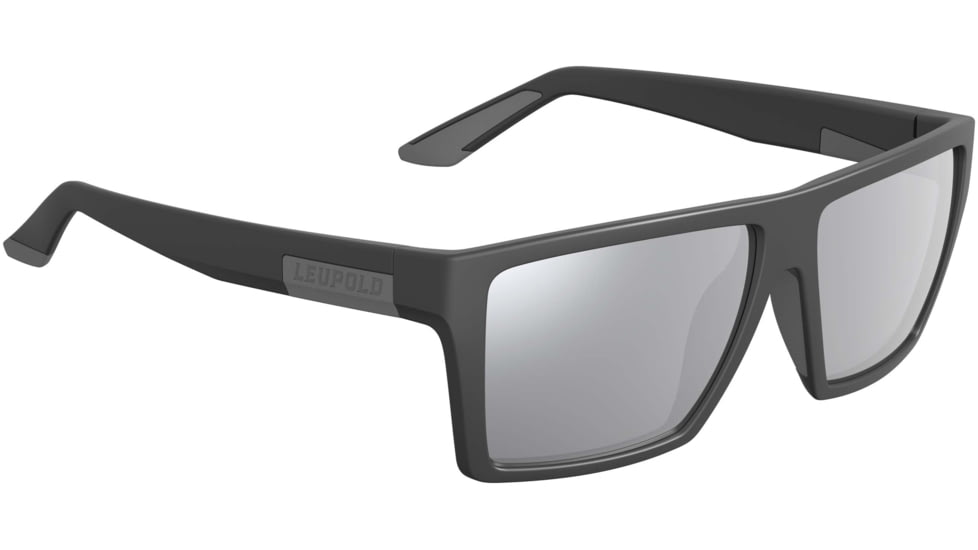 Leupold Refuge Performance Eyewear, Matte Black Frame, Shadow Gray Flash Lens, Universal, 181276