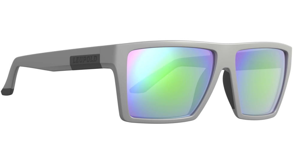 Leupold Refuge Performance Eyewear, Dark Grey Frame, Emerald Mirror Lens, Universal 181278