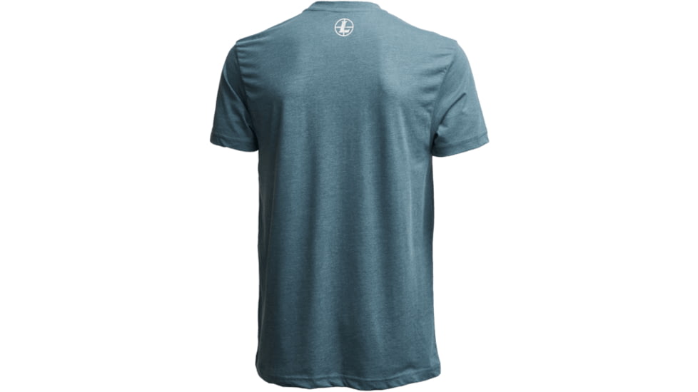 Leupold Riflescopes Badge Graphic T-Shirt, Extra Large, Indigo, 186504