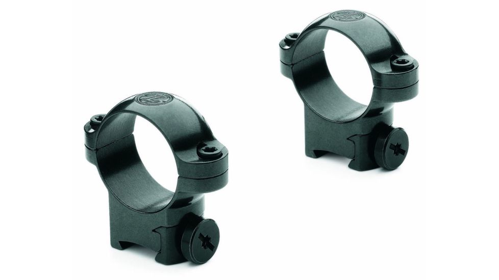 Leupold RM Rimfire No Tap Rings, 13mm, 0.84in Height, 1in Tube, Glossy Black, Medium, 49947