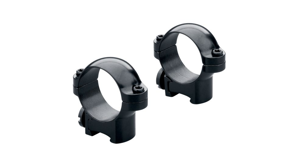 Leupold RM Rimfire No Tap Rings, 13mm, 0.72in Height, 1in Tube, Glossy Black, Low, 49949
