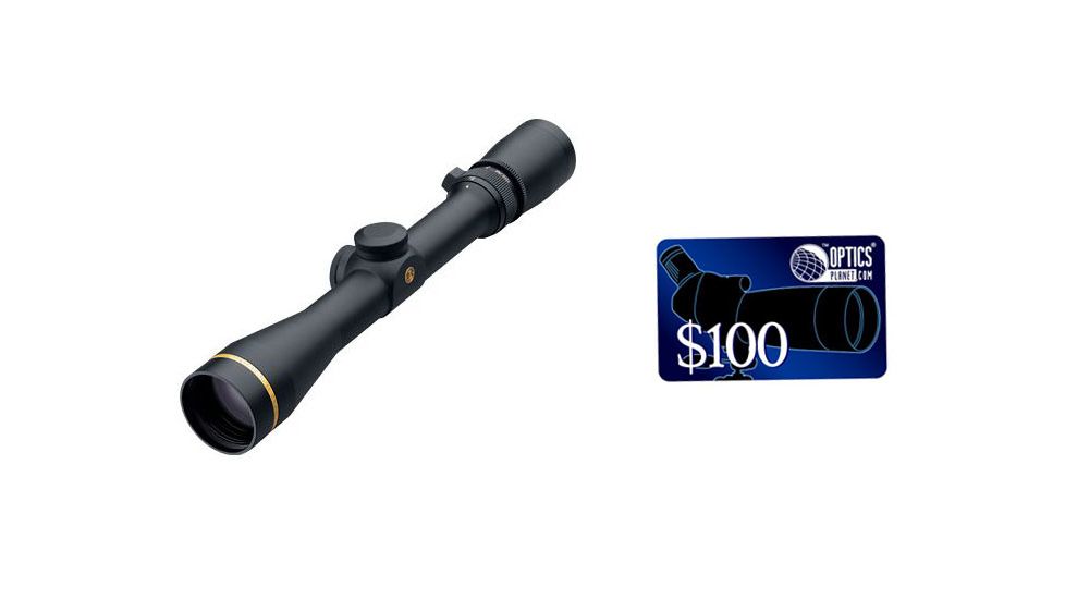 Leupold VX-3 2.5-8x36mm Rifle Scope Matte and Duplex Reticle, FREE 100 OpticsPlanet E-Gift Certificate