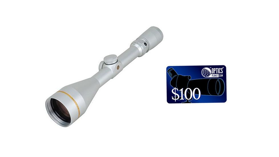Leupold VX-3 6.5-20x50 Long Range Target Rifle Scope Silver w/ Fine Duplex Reticle, FREE 100 OpticsPlanet E-Gift Certificate