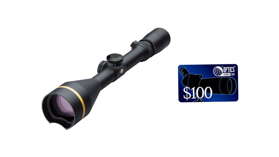 Leupold VX-3L 4.5-14x50mm CDS Rifle Scope,Matte,Wind-Plex Reticle 120608, FREE 100 OpticsPlanet E-Gift Certificate