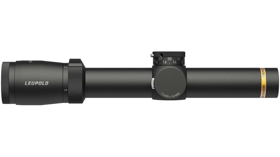 Leupold Competition VX-4.5HD Service Rifle 1-4.5x24mm Rifle Scope, 30 mm Tube, Second Focal Plane, Black, Matte, Non-Illuminated HPR-1 Reticle, MOA Adjustment, 177351