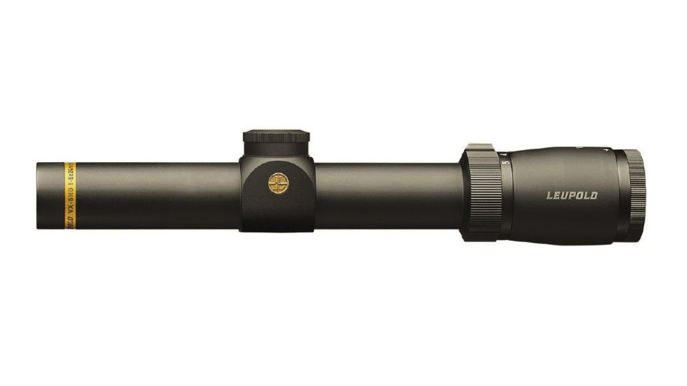 Leupold VX-5HD 1-5x24mm 30mm Matte Duplex Reticle Rifle Scope, Black, 171384