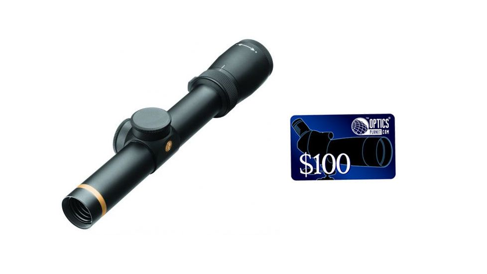 Leupold VX-6 1-6x24mm Rifle Scope - Matte Black, Duplex Reticle 112316, FREE 100 OpticsPlanet E-Gift Certificate