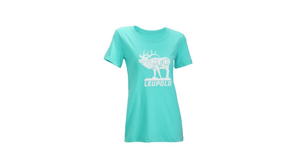 Leupold W's SS LOVE Scoop neck Tee, Teal, Small, 172587