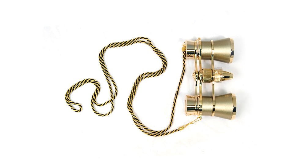 Levenhuk Broadway 325F Opera Glasses, Gold, Medium 28818