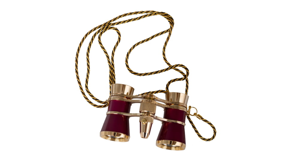 Levenhuk Broadway 325F Opera Glasses, Red