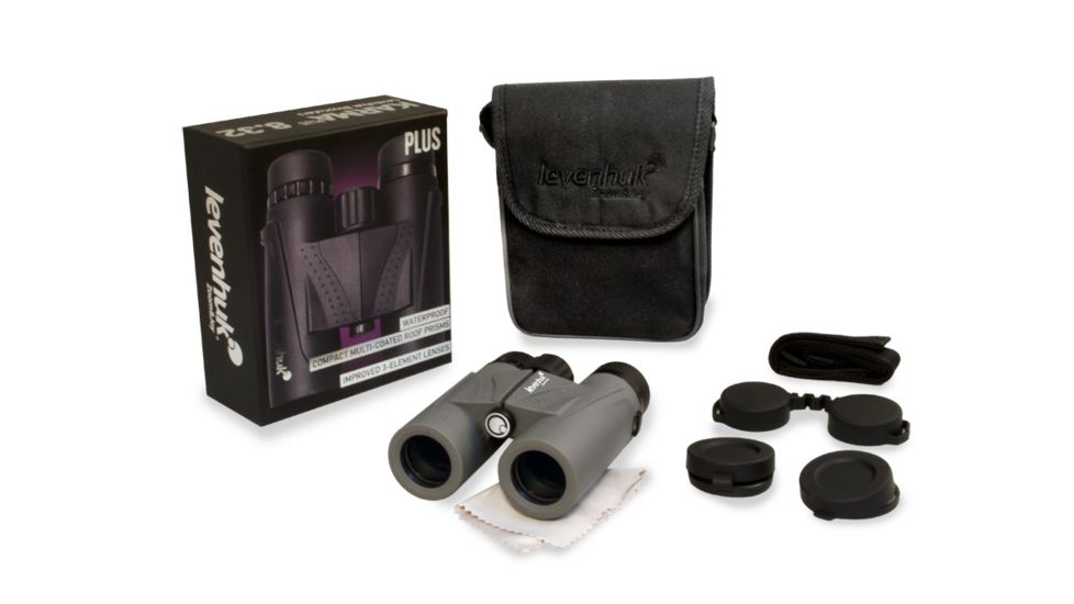Levenhuk Karma PLUS 8x32 Binoculars, Gray 67707