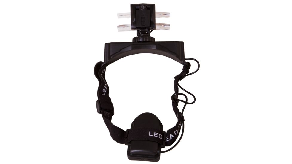 Levenhuk Zeno Vizor H4 Head Magnifier, Black, Medium 70433