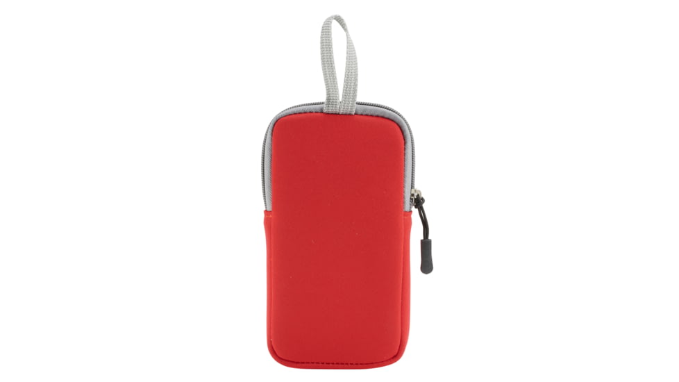 Lewis N. Clark 15in Packable Tote with Neoprene Zip Pouch, Red/Gray, One Size, 1762RED