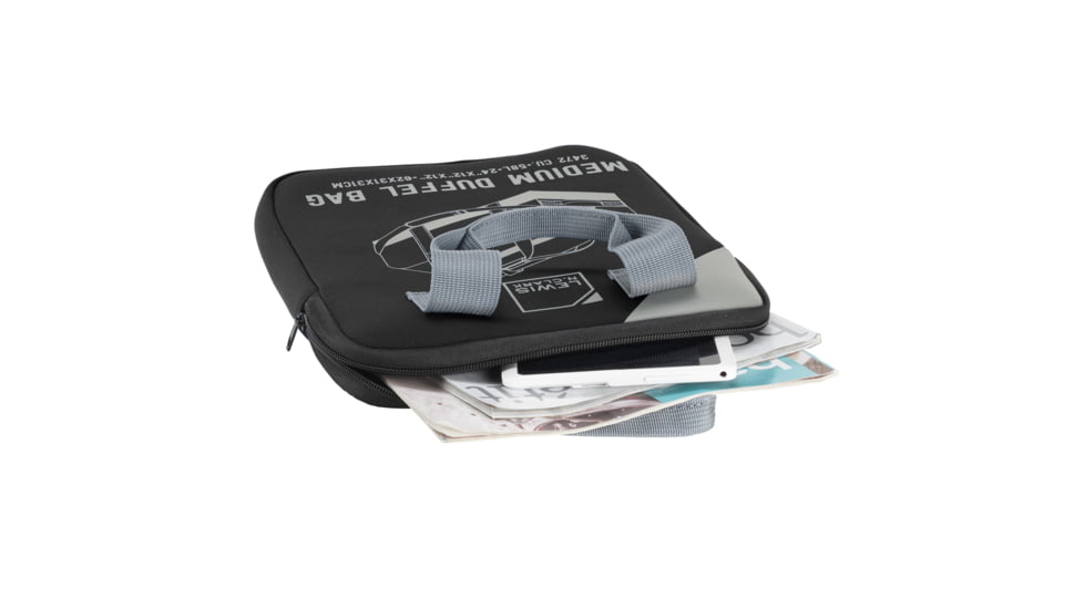 Lewis N. Clark 24in Heavy-Duty Duffel with Neoprene Gear Bag, Black, 9024BLK