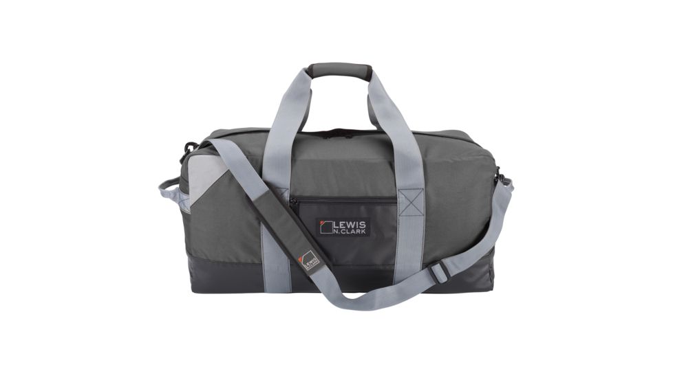 Lewis N. Clark 24in Heavy-Duty Duffel with Neoprene Gear Bag, Dark Gray, 9024GRY