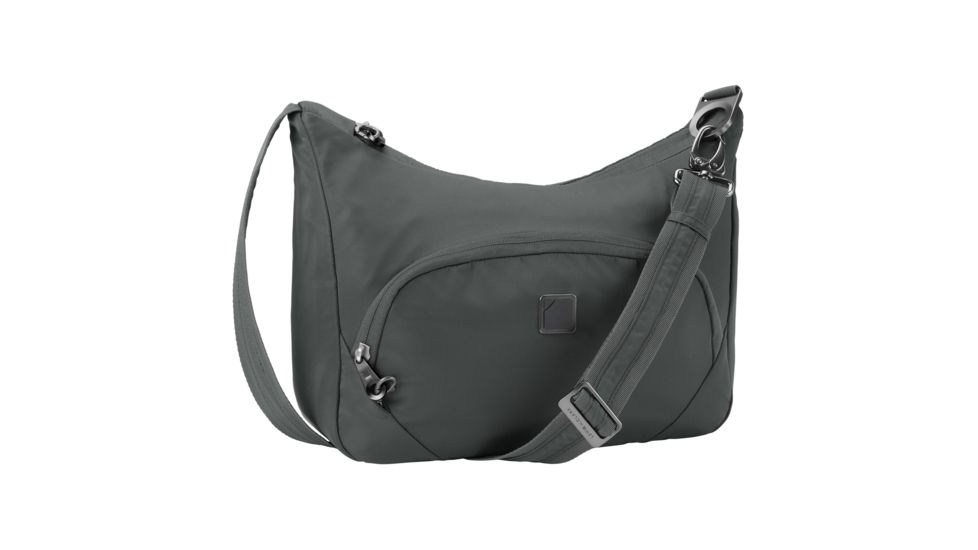 Lewis N Clark Anti-Theft Messenger Bag, Slate, 5005SLT