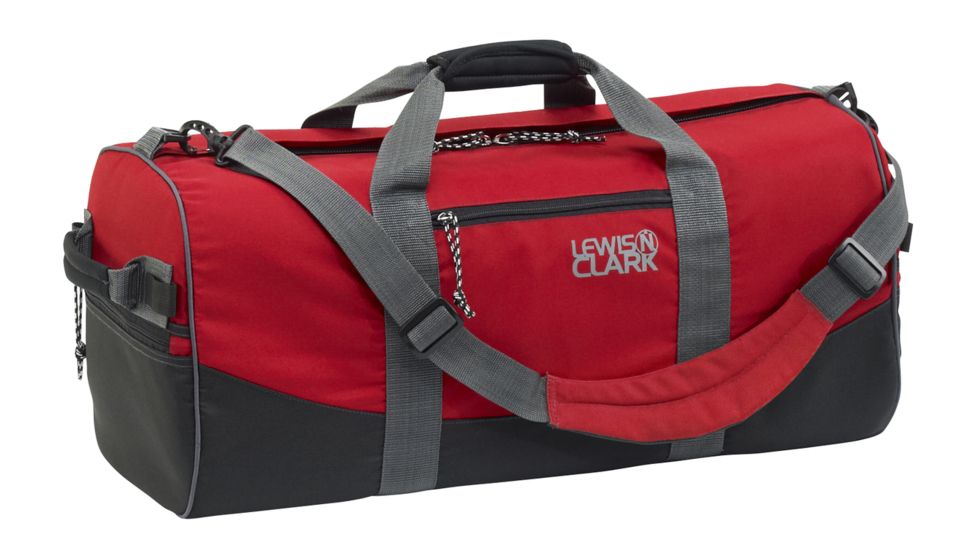 Lewis N Clark Duffel Bag, 14inx30in, Red 93202RED