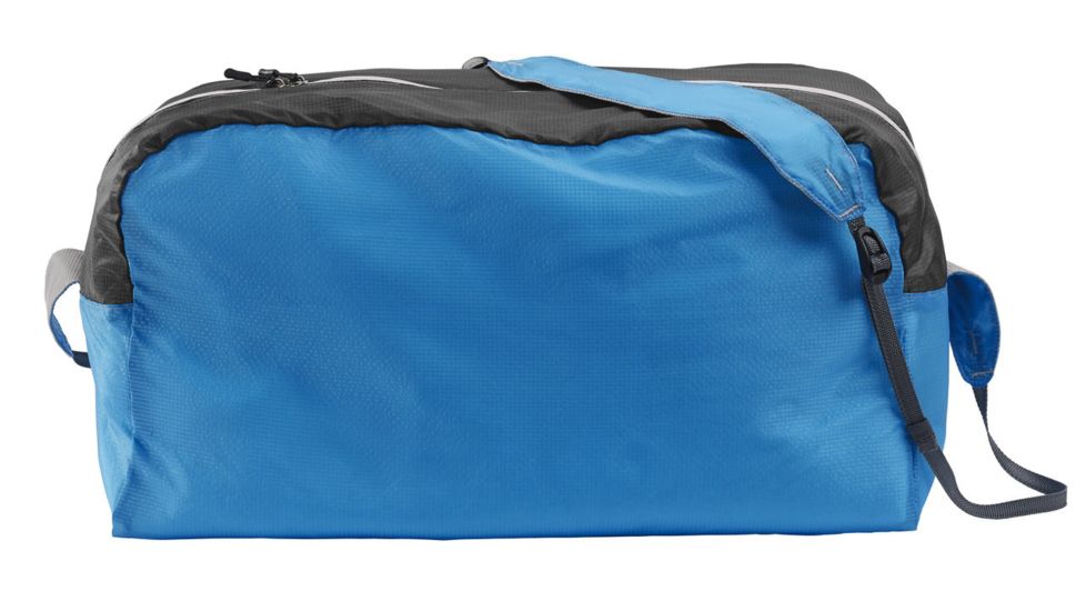 Lewis N Clark ElectroLight Lightweight Duffel Bag,5x17x9in,Bright Blue/Charcoal 1103BLU