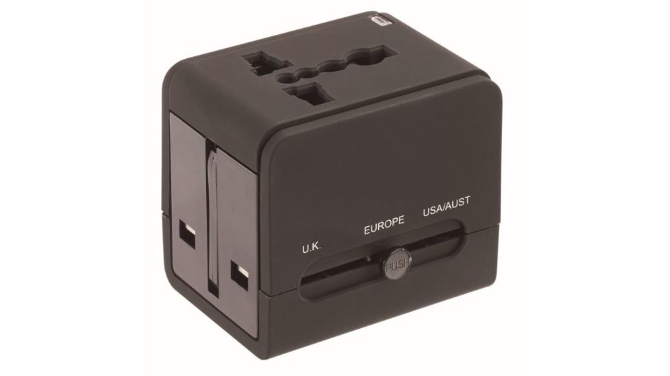Lewis N Clark Global Adapter with USB Charger EK150