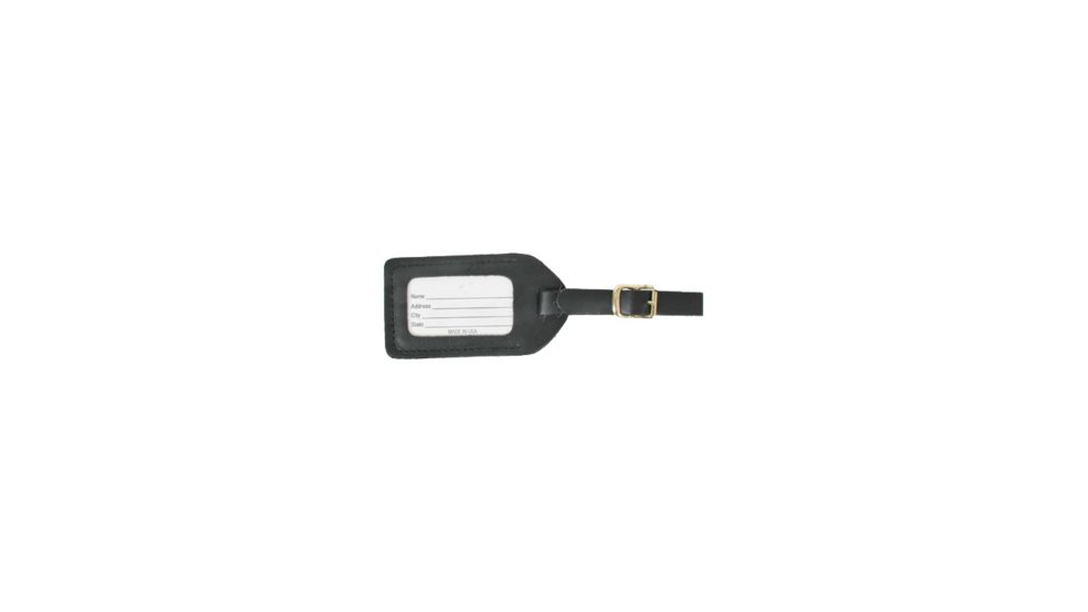 Lewis N Clark Luggage Tag Sm Black ID11HT