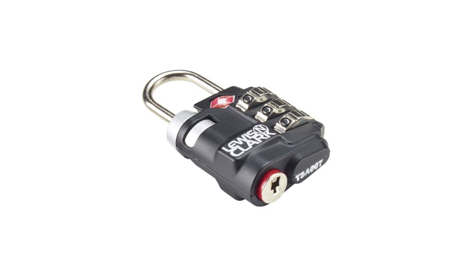 Lewis N. Clark Travel Sentry Indicator Combination Lock, Black, One Size, TSA25BLK