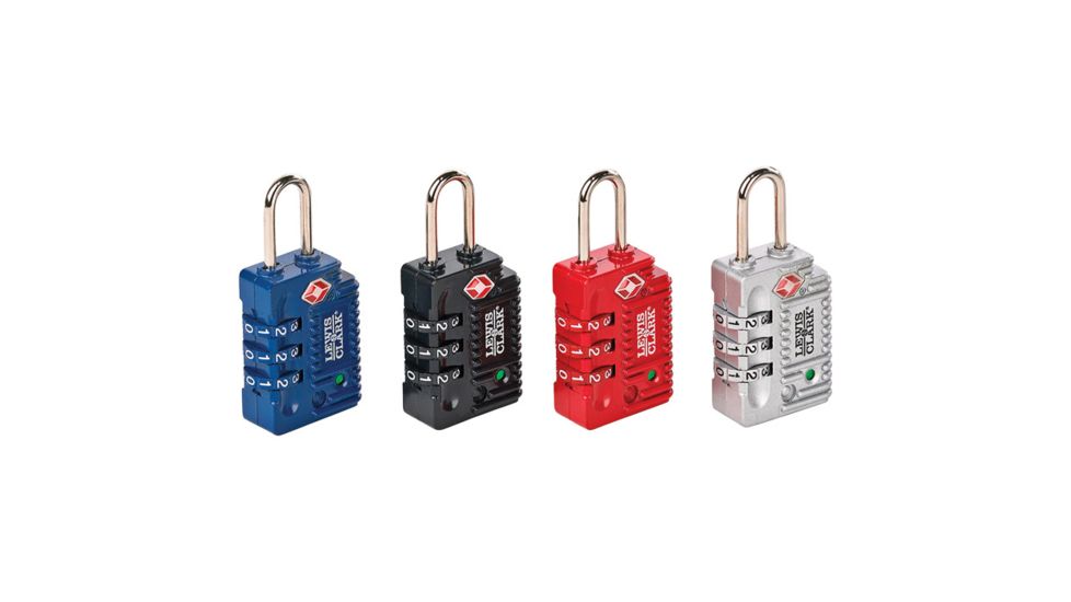 Lewis N Clark Tsi Combination Lock TSA30 ASSORT