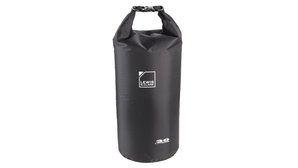 Lewis N. Clark WaterSeals Dry Bag, 30L, Black, 94830BLK
