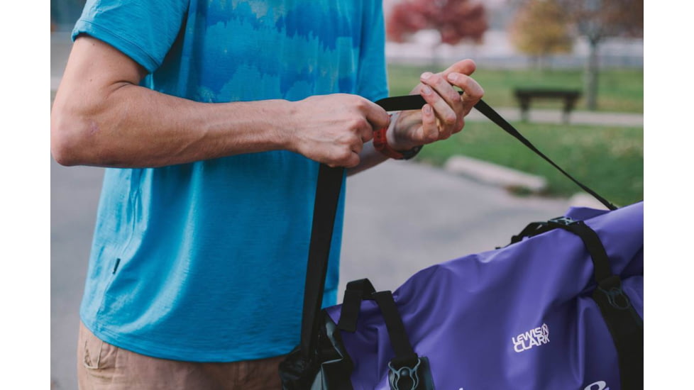 Lewis N. Clark WaterSeals Duffel, 60L, Blue, 94155