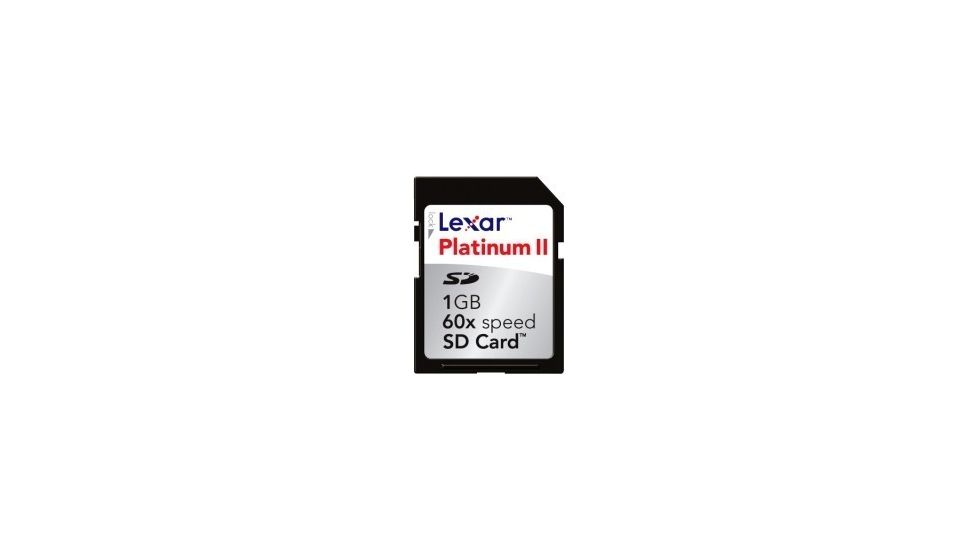 Lexar 1GB Platinum II 60x Secure Digital Memory Card LR-MC-SD-SD1GB60664