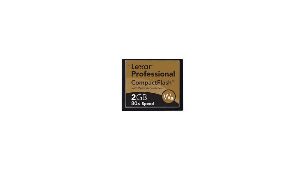 Lexar 2 GB 80x Professional CompactFlash Memory Card CF2GB80380