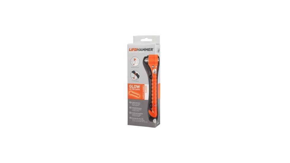 Lifehammer Safety Hammer Classic, Orange - HCGO1RNDBX
