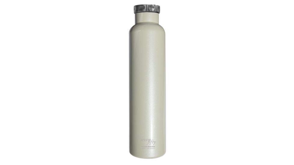 Lifeline Double-Wall Vacuum-Insulated Wine Growler - 750 mL-Pearl White