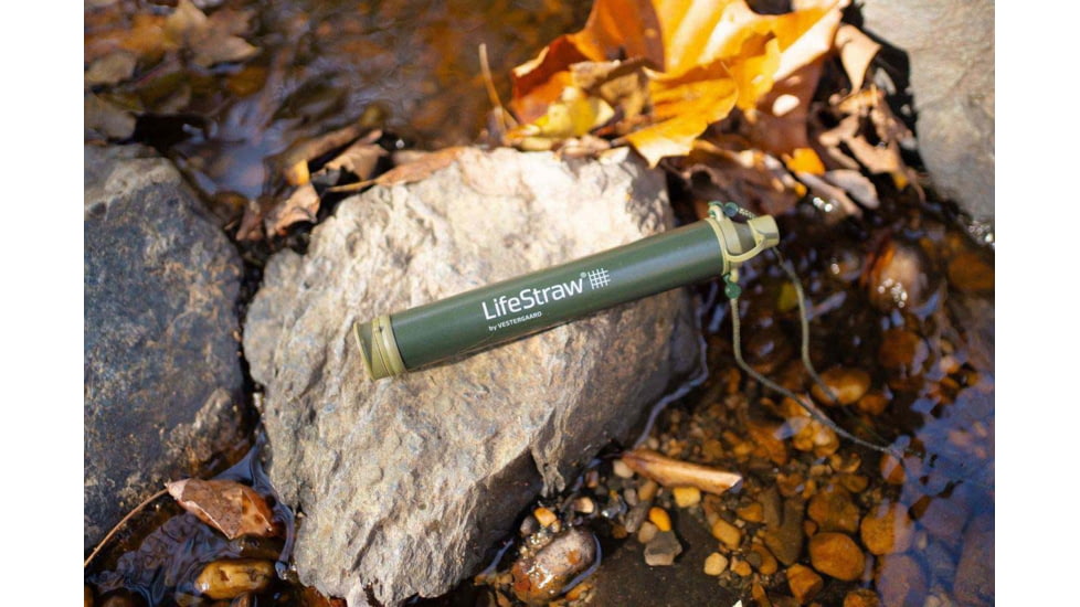 LifeStraw Personal Water Filter Straw, Green, LSPHF047