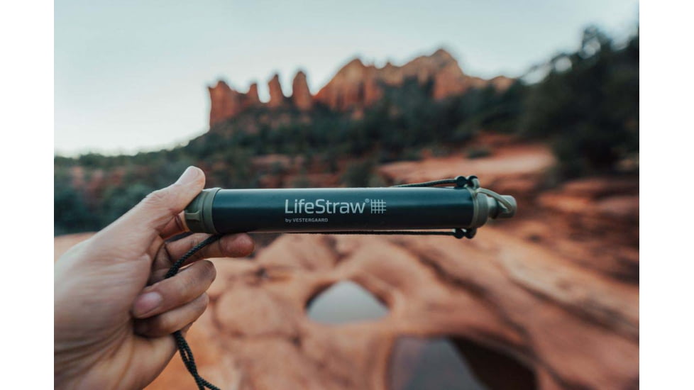 LifeStraw Personal Water Filter Straw, Green, LSPHF047