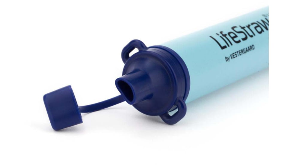 LifeStraw Personal Water Filter Straw, Dusty Mountain Blue, LSPHF038